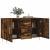 Dulap, stejar fumuriu, 100x36x60 cm, lemn compozit GartenMobel Dekor