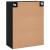 Dulap cu montaj pe perete, negru, 69,5x34x90 cm GartenMobel Dekor
