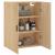 Dulap TV montat pe perete, stejar sonoma, 69,5x34x90 cm GartenMobel Dekor