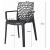 Set 4 scaune bucatarie/living, Artool, Okin, PP, negru, 42x42x80 cm GartenVIP DiyLine