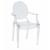 Set 4 scaune bucatarie/living, Artool, Busan, PC, transparent, 54x56.5x92.5 cm GartenVIP DiyLine