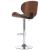 Scaun de bar, gri, material textil GartenMobel Dekor
