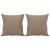 Set de canapele cu perne, 2 piese, cappuccino, piele ecologică GartenMobel Dekor
