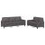 Set de canapele cu perne, 2 piese, gri, piele ecologică GartenMobel Dekor