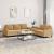 Set de canapele cu perne, 2 piese, maro, catifea GartenMobel Dekor