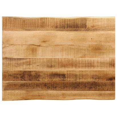 Blat de masă contur natural 80x60x2,5 cm lemn masiv mango brut GartenMobel Dekor