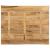 Blat de masă contur natural 90x80x3,8 cm lemn masiv mango brut GartenMobel Dekor