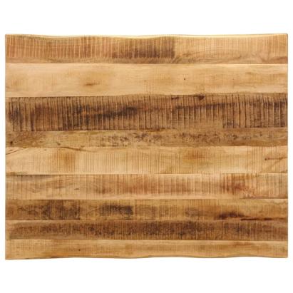 Blat de masă contur natural 90x80x3,8 cm lemn masiv mango brut GartenMobel Dekor