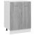 Dulap inferior, gri sonoma, 60x46x81,5 cm, lemn prelucrat GartenMobel Dekor