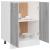 Dulap inferior, gri sonoma, 60x46x81,5 cm, lemn prelucrat GartenMobel Dekor