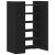 Pantofar, negru, 74,5x37,5x100 cm, lemn prelucrat GartenMobel Dekor