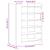 Pantofar, gri beton, 74,5x37,5x100 cm, lemn prelucrat GartenMobel Dekor