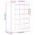 Pantofar, stejar afumat, 74,5x37,5x100 cm, lemn prelucrat GartenMobel Dekor