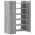 Pantofar, gri sonoma, 74,5x37,5x100 cm, lemn prelucrat GartenMobel Dekor