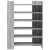 Pantofar, gri sonoma, 74,5x37,5x100 cm, lemn prelucrat GartenMobel Dekor