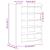 Pantofar, gri sonoma, 74,5x37,5x100 cm, lemn prelucrat GartenMobel Dekor