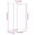 Pantofar, alb, 52x37,5x100 cm, lemn prelucrat GartenMobel Dekor