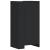 Pantofar, negru, 52x37,5x100 cm, lemn prelucrat GartenMobel Dekor