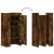 Pantofar, stejar fumuriu, 52x37,5x100 cm, lemn prelucrat GartenMobel Dekor