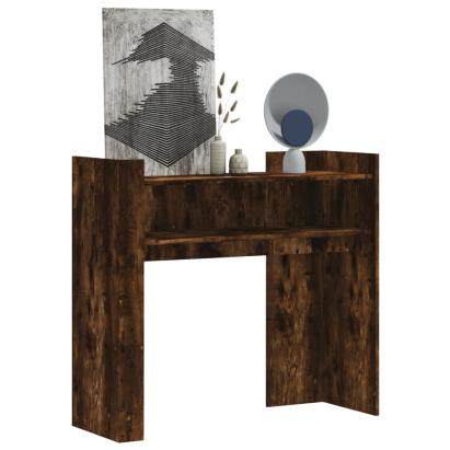 Măsuță consolă, stejar fumuriu, 100x35x90 cm, lemn prelucrat GartenMobel Dekor