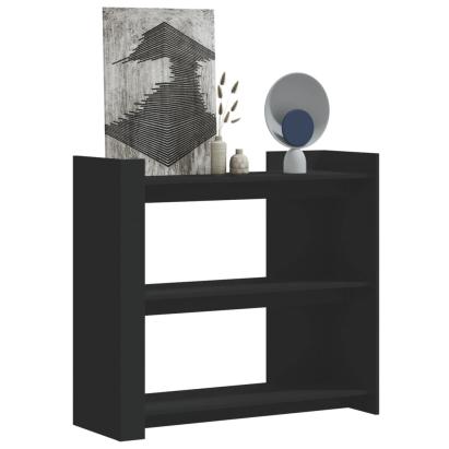 Măsuță consolă, negru, 100x35x90 cm, lemn prelucrat GartenMobel Dekor