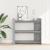 Masă consolă, gri beton, 100x35x90 cm, lemn prelucrat GartenMobel Dekor