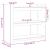 Masă consolă, gri beton, 100x35x90 cm, lemn prelucrat GartenMobel Dekor