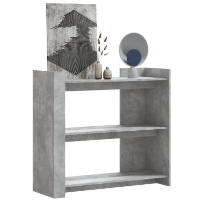Masă consolă, gri beton, 100x35x90 cm, lemn prelucrat GartenMobel Dekor