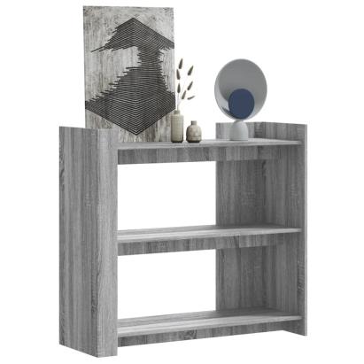 Măsuță consolă, gri sonoma, 100x35x90 cm, lemn prelucrat GartenMobel Dekor