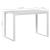 Birou de computer, alb, 110x60x73 cm, lemn prelucrat GartenMobel Dekor