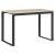 Birou de calculator, negru/stejar, 110x60x73 cm, lemn prelucrat GartenMobel Dekor