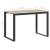 Birou de calculator, negru/stejar, 110x60x73 cm, lemn prelucrat GartenMobel Dekor