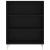 Dulap înalt, negru, 69,5x32,5x180 cm, lemn prelucrat GartenMobel Dekor
