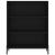 Dulap înalt, negru, 69,5x32,5x180 cm, lemn compozit GartenMobel Dekor