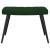 Scaun de relaxare cu taburet, verde închis, catifea GartenMobel Dekor