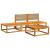Set canapele de grădină cu perne, 4 piese, lemn masiv de acacia GartenMobel Dekor