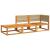 Set de canapele de grădină cu perne, 3 piese, lemn masiv acacia GartenMobel Dekor