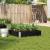 Jardinieră de grădină, negru, 100x100 cm, lemn masiv pin GartenMobel Dekor