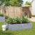 Jardinieră de grădină, gri, 150x100 cm, lemn masiv pin GartenMobel Dekor