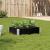 Jardinieră de grădină, negru, 80x60 cm, lemn masiv pin GartenMobel Dekor
