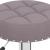 Scaune de bar, 2 buc., gri taupe, material textil GartenMobel Dekor
