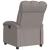 Fotoliu rabatabil, gri taupe, material textil GartenMobel Dekor