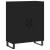 Dulap, negru, 69,5x34x90 cm, lemn compozit GartenMobel Dekor