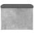 Bancă de depozitare, gri beton, 62x42x45 cm, lemn prelucrat GartenMobel Dekor