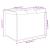 Bancă de depozitare, gri beton, 62x42x45 cm, lemn prelucrat GartenMobel Dekor