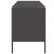 Dulap TV, negru, 100,5x39x50,5 cm, oțel laminat la rece GartenMobel Dekor