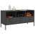 Dulap TV, negru, 100,5x39x50,5 cm, oțel laminat la rece GartenMobel Dekor