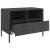 Dulap TV, 2 buc., negru, 68x39x50,5 cm, oțel laminat la rece GartenMobel Dekor