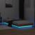 Cadru de pat cu LED, maro ceruit, 75x190 cm, lemn masiv pin GartenMobel Dekor