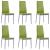 Set mobilier de bucătărie, 7 piese, verde GartenMobel Dekor